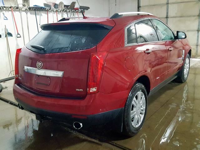 3GYFNAE3XCS651289 - 2012 CADILLAC SRX LUXURY RED photo 4