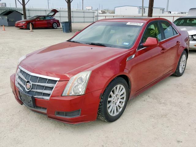 1G6DG5EG4A0119531 - 2010 CADILLAC CTS LUXURY RED photo 2