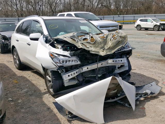 5FRYD4H81EB002579 - 2014 ACURA MDX ADVANC WHITE photo 1