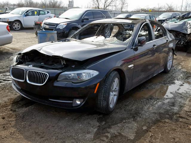 WBAXH5C54CDW09453 - 2012 BMW 528 XI BLACK photo 2