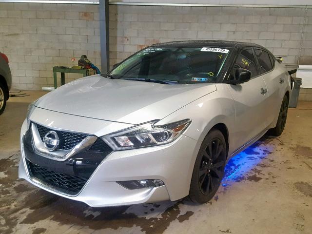 1N4AA6AP2GC442163 - 2016 NISSAN MAXIMA 3.5 SILVER photo 2