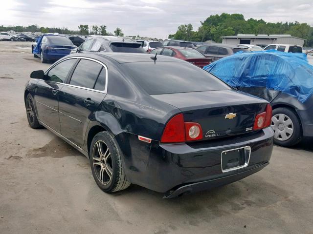 1G1ZD5EU4BF190463 - 2011 CHEVROLET MALIBU 2LT BLACK photo 3