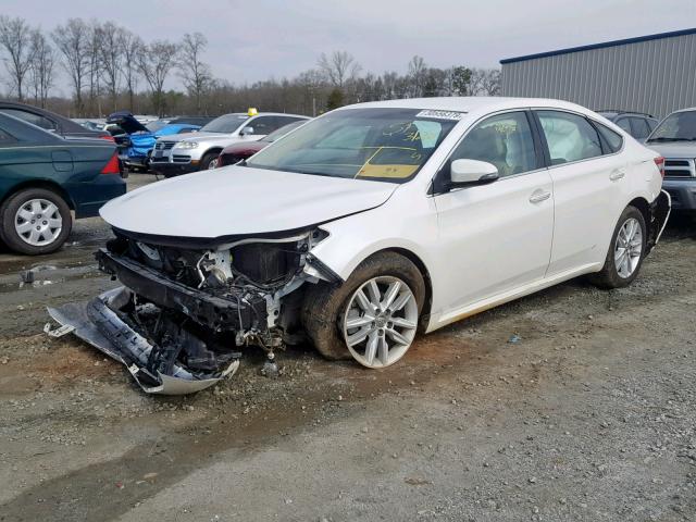 4T1BK1EB6FU187809 - 2015 TOYOTA AVALON XLE WHITE photo 2