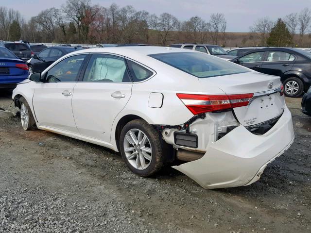 4T1BK1EB6FU187809 - 2015 TOYOTA AVALON XLE WHITE photo 3