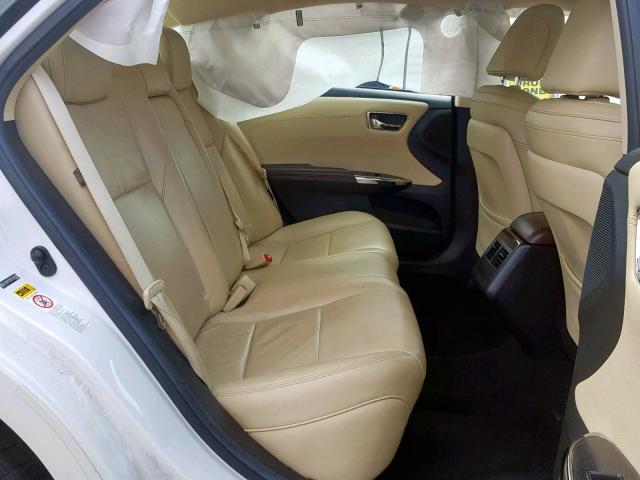 4T1BK1EB6FU187809 - 2015 TOYOTA AVALON XLE WHITE photo 6