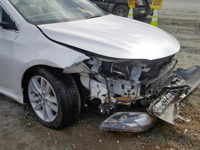 4T1BK1EB6FU187809 - 2015 TOYOTA AVALON XLE WHITE photo 9