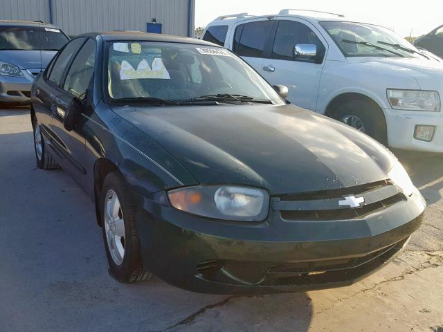 1G1JF52F037295929 - 2003 CHEVROLET CAVALIER L GREEN photo 1