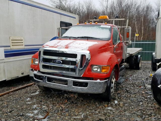 3FRNF6HD2DV037534 - 2013 FORD F650 SUPER RED photo 2