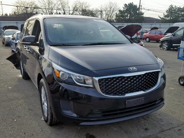 KNDMB5C13H6280406 - 2017 KIA SEDONA LX BLACK photo 1