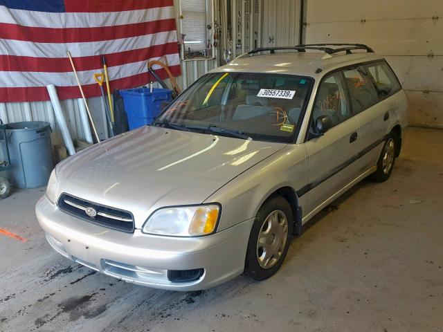 4S3BH635327309449 - 2002 SUBARU LEGACY L SILVER photo 2