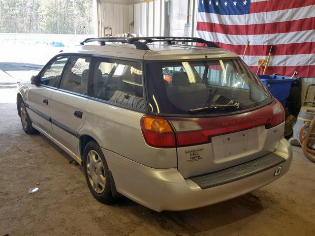 4S3BH635327309449 - 2002 SUBARU LEGACY L SILVER photo 3