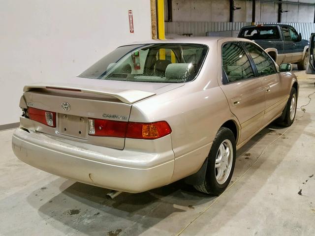 4T1BG22K01U866592 - 2001 TOYOTA CAMRY BEIGE photo 4