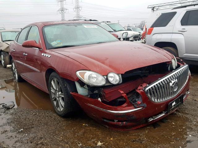2G4WN58CX81153052 - 2008 BUICK LACROSSE S RED photo 1