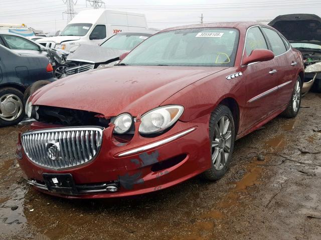 2G4WN58CX81153052 - 2008 BUICK LACROSSE S RED photo 2
