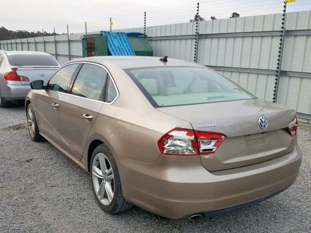 1VWBV7A35FC032216 - 2015 VOLKSWAGEN PASSAT SE GOLD photo 3