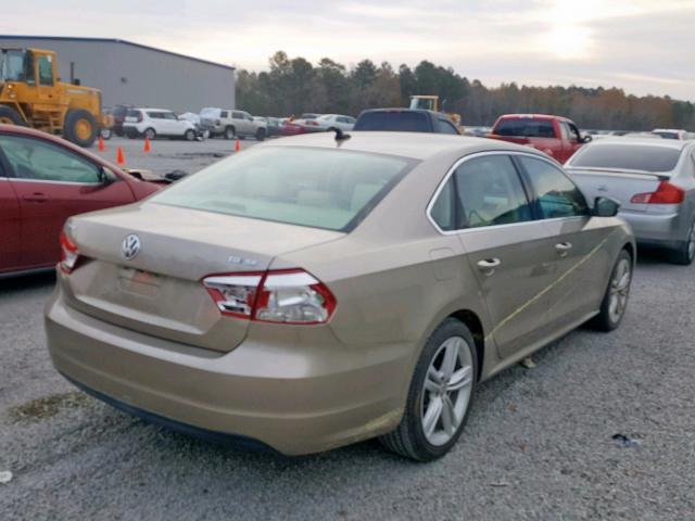 1VWBV7A35FC032216 - 2015 VOLKSWAGEN PASSAT SE GOLD photo 4