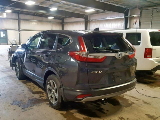 7FARW2H86JE038884 - 2018 HONDA CR-V EXL CHARCOAL photo 3