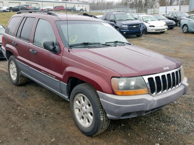 1J4GW48S5YC161880 - 2000 JEEP GRAND CHER BURGUNDY photo 1