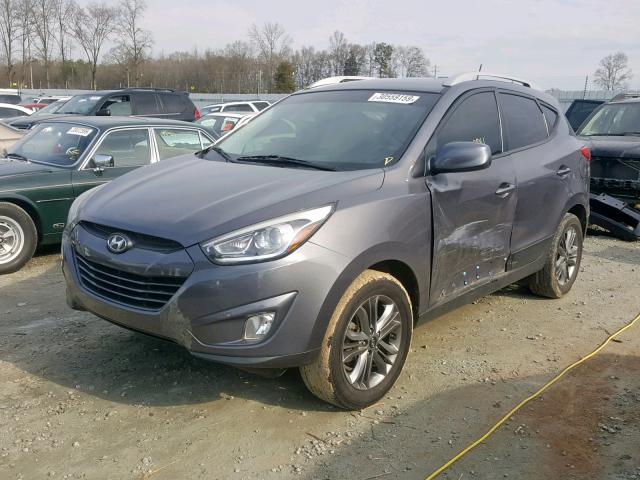 KM8JU3AG4FU970100 - 2015 HYUNDAI TUCSON LIM GRAY photo 2