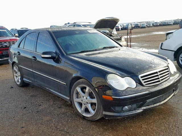 WDBRF52H27A955648 - 2007 MERCEDES-BENZ C 230 BLUE photo 1