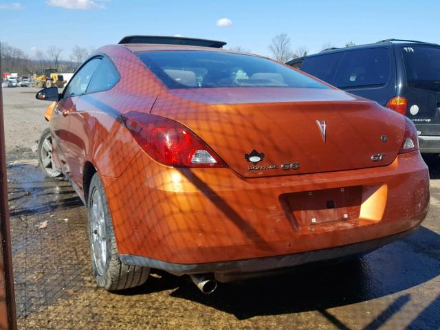 1G2ZH178264149730 - 2006 PONTIAC G6 GT ORANGE photo 3