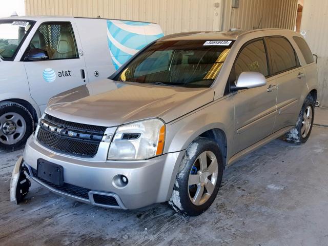 2CNDL537586044332 - 2008 CHEVROLET EQUINOX SP SILVER photo 2