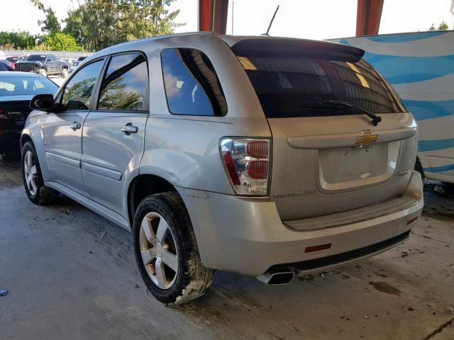 2CNDL537586044332 - 2008 CHEVROLET EQUINOX SP SILVER photo 3