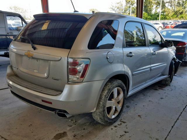 2CNDL537586044332 - 2008 CHEVROLET EQUINOX SP SILVER photo 4