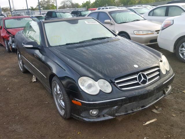 WDBTK72F18T099079 - 2008 MERCEDES-BENZ CLK 550 BLACK photo 1