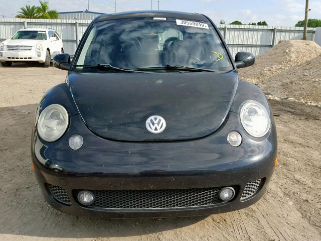 3VWFE21C82M434857 - 2002 VOLKSWAGEN NEW BEETLE Schwarz Foto 9