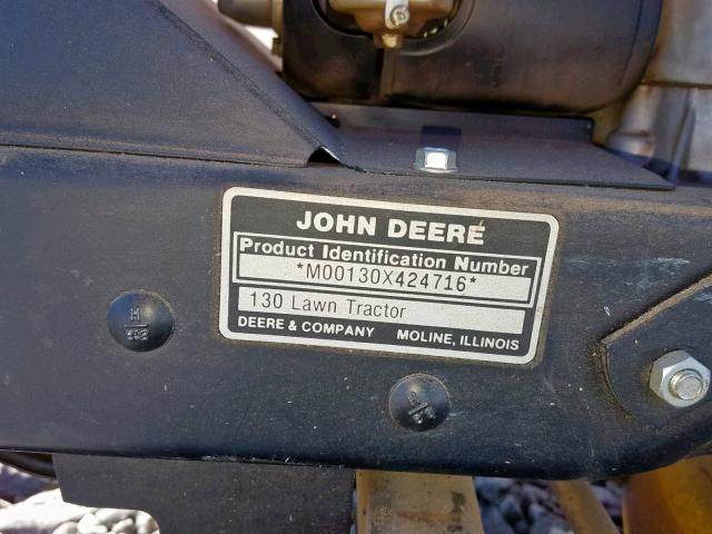 M00130X424716 - 2007 JOHN DEERE MOWER GREEN photo 10