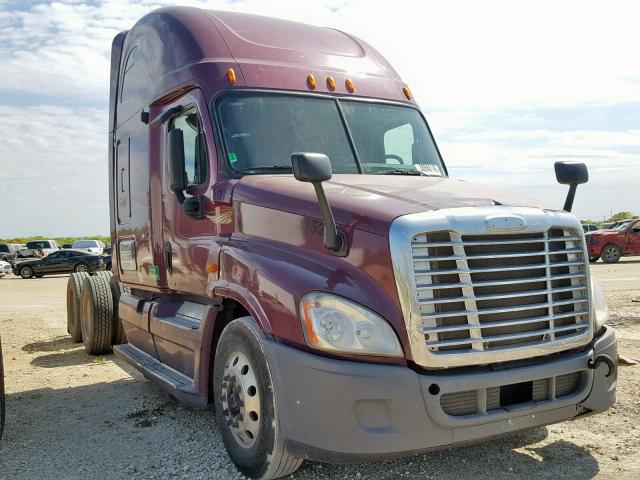 1FUJGLDR3BSBA2952 - 2011 FREIGHTLINER CASCADIA 1 BURGUNDY photo 1