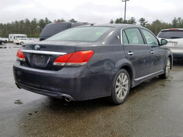 4T1BK3DB2CU460690 - 2012 TOYOTA AVALON BAS BLACK photo 4