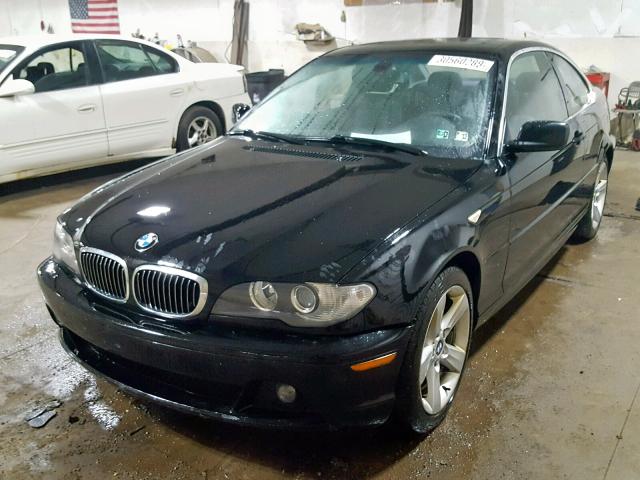 WBABD33485JY99489 - 2005 BMW 325 CI BLACK photo 2