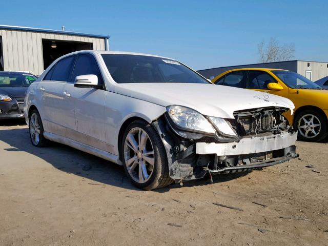 WDDHF5KB6DA763921 - 2013 MERCEDES-BENZ E 350 WHITE photo 1