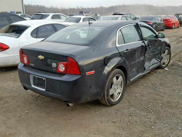 1G1ZJ57709F257344 - 2009 CHEVROLET MALIBU 2LT BLACK photo 4