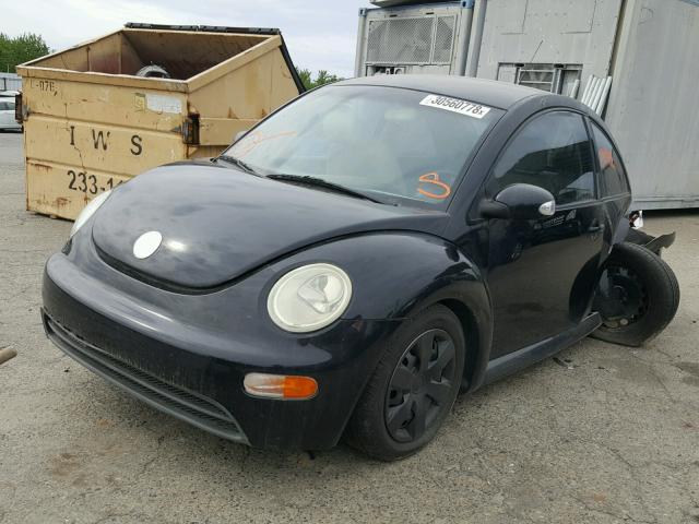 3VWBK31CX4M419101 - 2004 VOLKSWAGEN NEW BEETLE BLACK photo 2