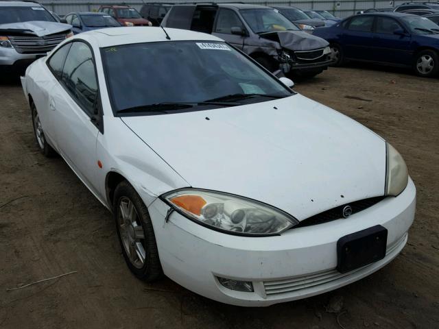 1ZWFT61L015626335 - 2001 MERCURY COUGAR V6 WHITE photo 1