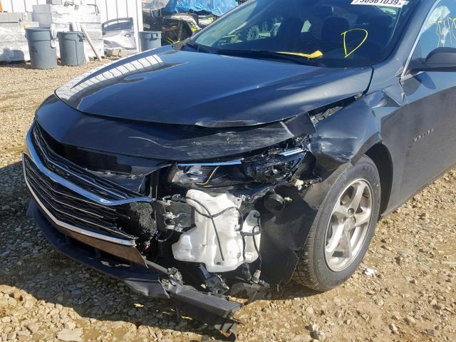 1G1ZB5ST6JF170781 - 2018 CHEVROLET MALIBU LS GRAY photo 9