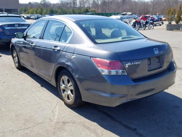 1HGCP26428A038528 - 2008 HONDA ACCORD LXP GRAY photo 3