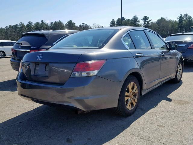 1HGCP26428A038528 - 2008 HONDA ACCORD LXP GRAY photo 4