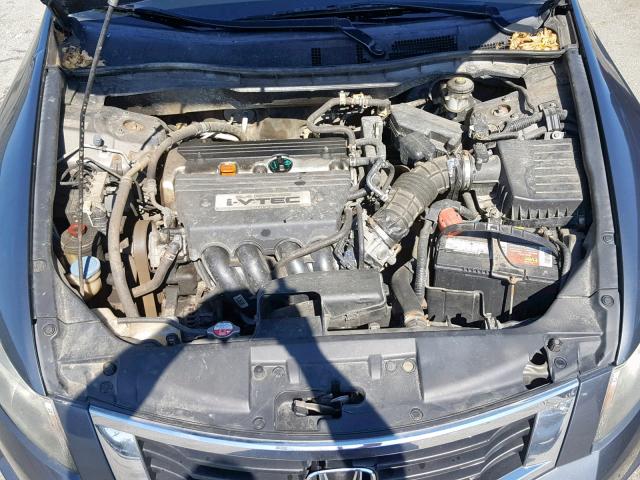 1HGCP26428A038528 - 2008 HONDA ACCORD LXP GRAY photo 7