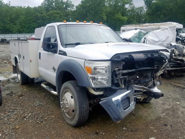 1FDUF5GT1CEC34485 - 2012 FORD F550 SUPER WHITE photo 1