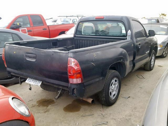 5TENX22N18Z478252 - 2008 TOYOTA TACOMA BLUE photo 4