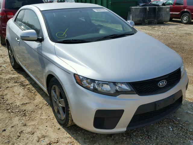 KNAFU6A29B5372926 - 2011 KIA FORTE EX SILVER photo 1