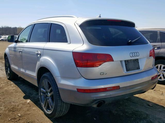 WA1AV94L17D037442 - 2007 AUDI Q7 4.2 QUA SILVER photo 3