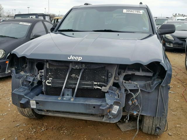 1J8GR48K47C506630 - 2007 JEEP GRAND CHER BLUE photo 9