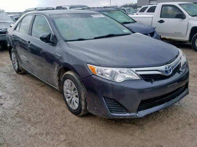 4T1BD1FK9CU042669 - 2012 TOYOTA CAMRY HYBR GRAY photo 1