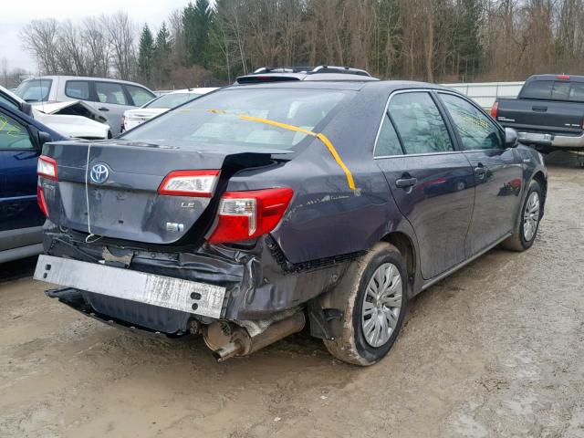 4T1BD1FK9CU042669 - 2012 TOYOTA CAMRY HYBR GRAY photo 4