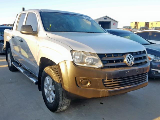 8AWDD42H2CA051846 - 2012 VOLKSWAGEN AMAROK SILVER photo 1